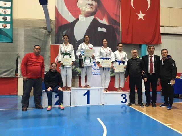 Judo müsabakalarından derecelerle döndüler