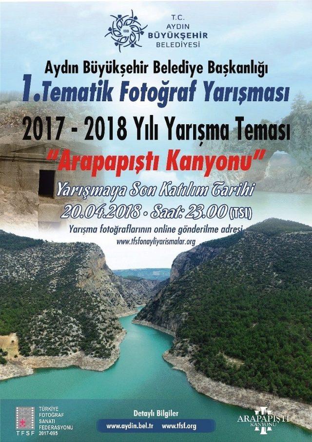 Arapapıştı Kanyonu fotoğraf yarışmasına başvurular devam ediyor