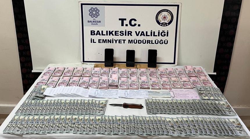 Balıkesir'de tefecilik operasyonunda 6 kişi yakalandı