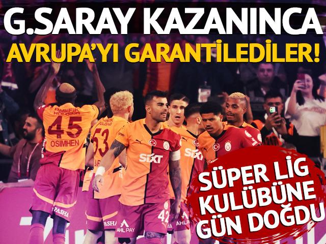 Galatasaray kazandı, Samsunspor'a gün doğdu! Avrupa'ya katılmayı garantilediler