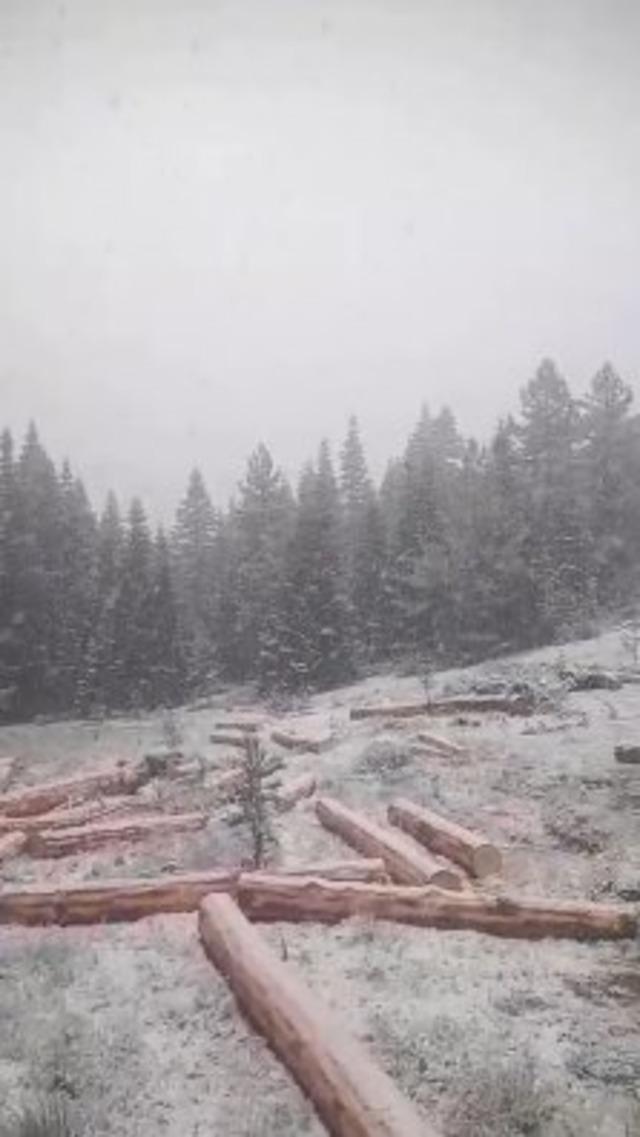 Çorum da mayıs ayında kar yağdı 1