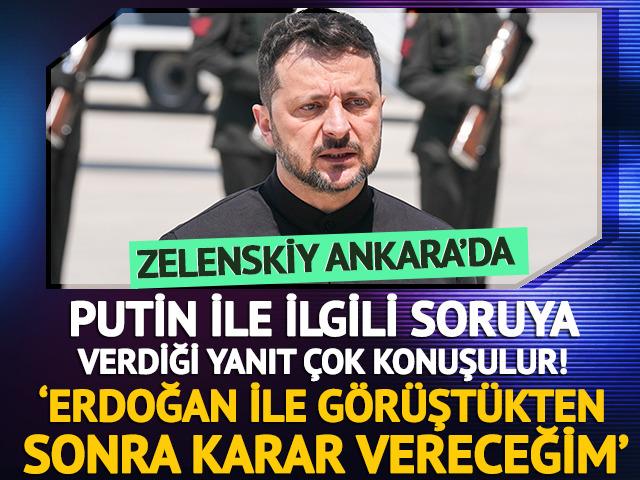 Zelenskiy Türkiye'de! Havalimanında Putin'e net mesaj
