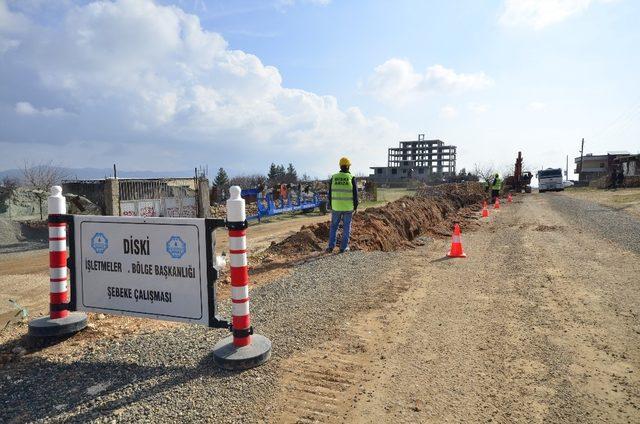 Kocaköy’de kanalizasyon ve içmesuyu şebekesi döşeniyor