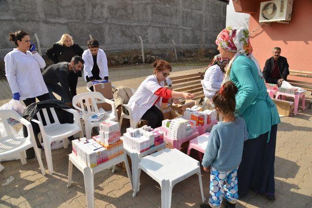 Başil’de 78 kişi sağlık taraması hizmetinden faydalandı