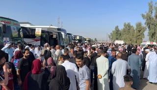 Kerkük'ten ilk hac kafilesi dualarla uğurlandı