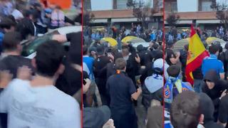 La Liga'da insanlık dışı olay! Barcelona-Espanyol derbisinde arabayla taraftarları ezdi