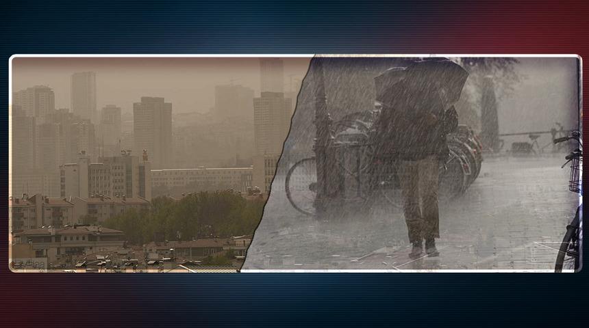 Toz taşınımı, rüzgar ve sağanak yağış... Meteoroloji saat vererek uyardı! İstanbul ve Ankara'da hava nasıl olacak?