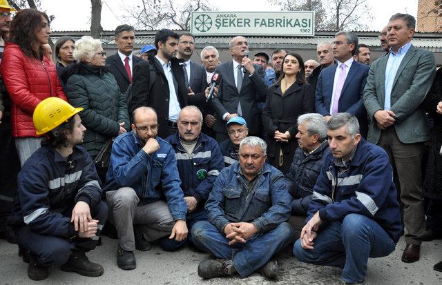 Ankara'da şeker fabrikalarının özelleştirilmesine tepki