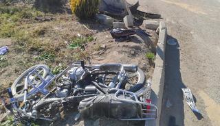 Isparta’da kamyonet ile motosiklet çarpıştı: 2 yaralı