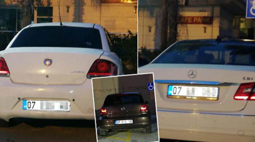 25 araçlık engelli otoparkında 4 boş yer bırakmışlar