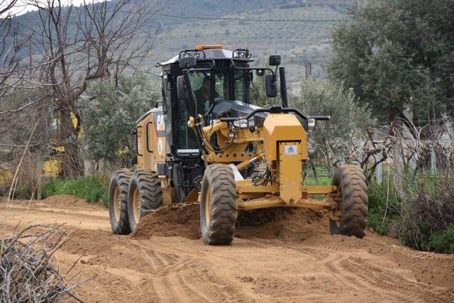 Belenyaka Mahallesinde yol çalışması başladı