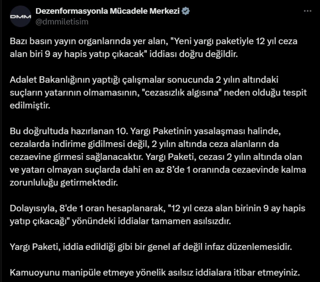 Bakan Tunç tan  yargı paketiyle  ilgili iddialara net yanıt! "Dezenformasyon amaçlı" diyerek tepki gösterdi: "Nereden çıkarıyorsunuz bunları?" 3