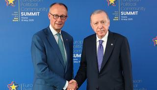 Cumhurbaşkanı Erdoğan, Almanya Başbakanı Merz ile görüştü