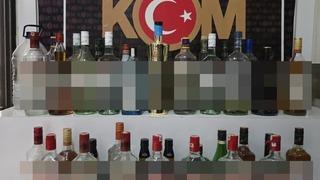 Didim’de kaçak içki operasyonu