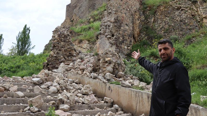 Oltu Kalesi yıkılma tehlikesiyle karşı karşıya