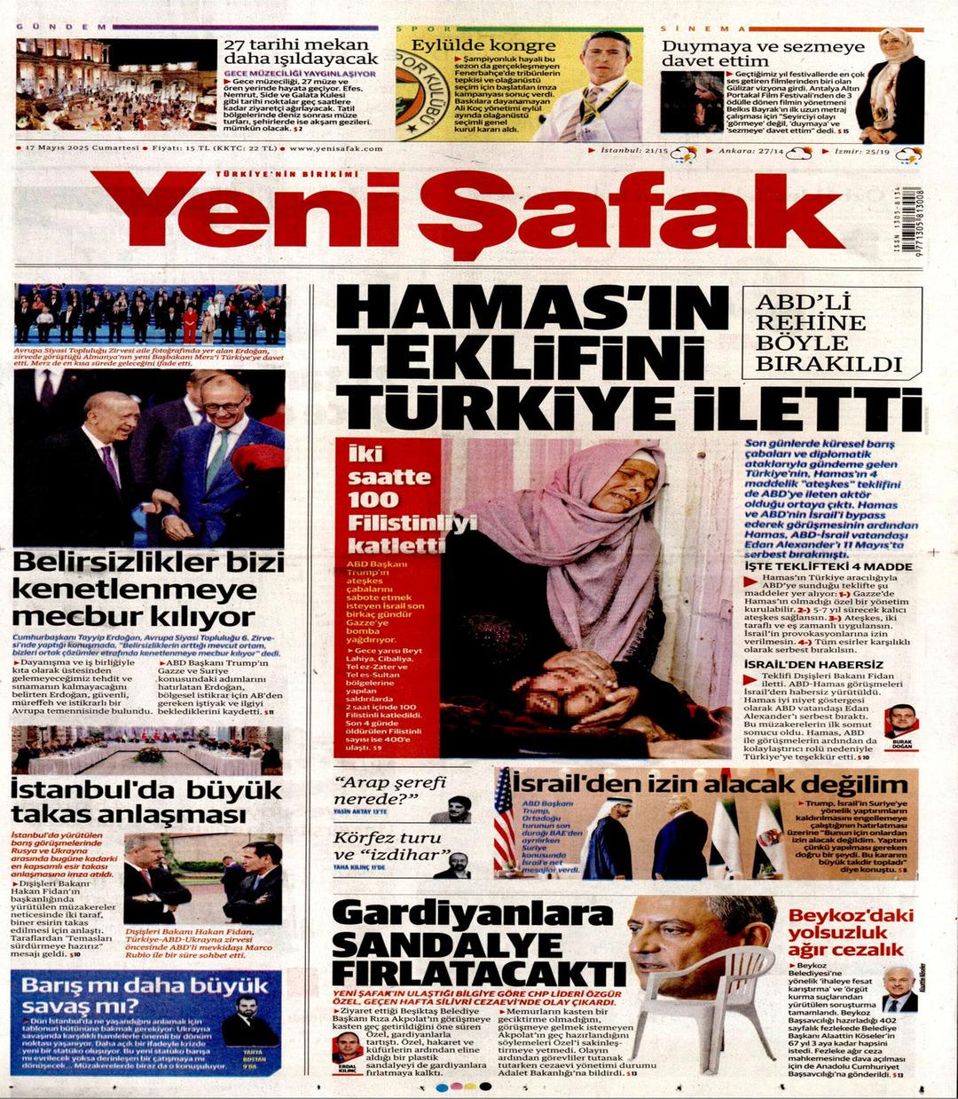 Yeni Şafak Gazetesi