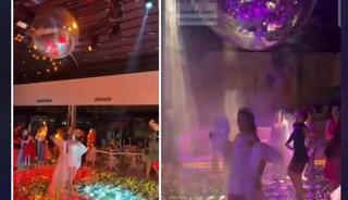 Disko topu gelinin üzerine düştü! Kına gecesinde inanılmaz olay