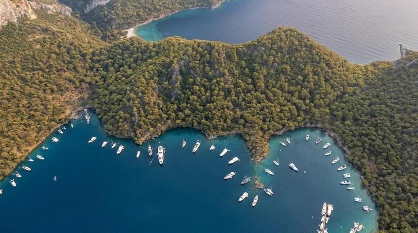 Ünlü tatil beldesi Göcek'te kaplumbağalar için müzik yasağı!