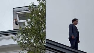 Dünyanın konuştuğu anlar: Milletvekili çatıya çıkıp intihara kalkıştı! Sebebi ise...