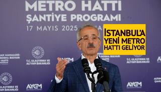 Bakan Uraloğlu duyurdu: İstanbul'a yeni metro hattı geliyor!