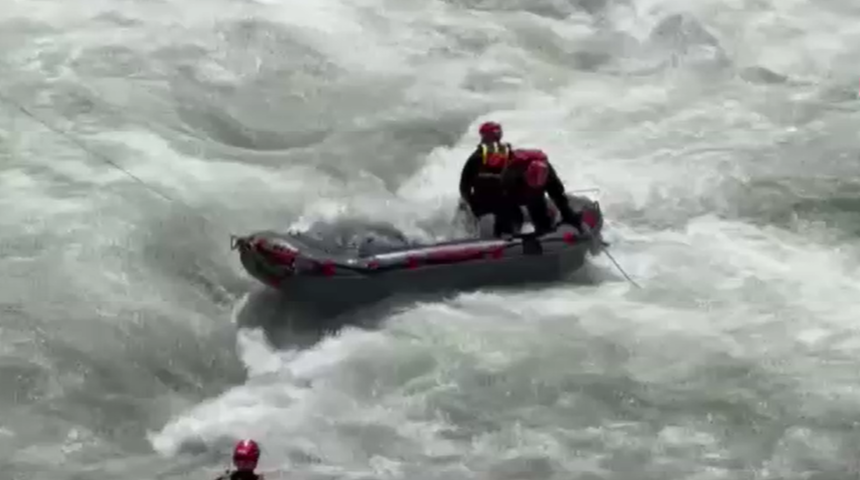 Nehirde kaybolan İbrahim’i arama çalışmaları 8'inci gününde