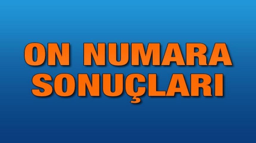 On Numara sonuçları 17 Eylül - Milli Piyango 841. hafta On Numara çekiliş sonucu (MPİ canlı çekiliş izle)