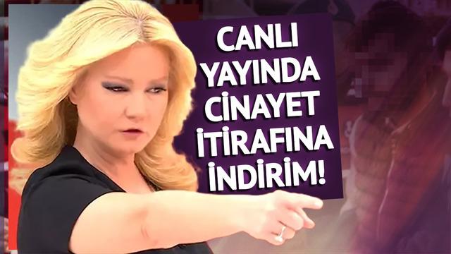 Canlı yayında cinayet itirafına "indirim"