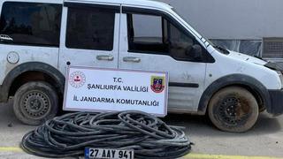 Çalınan 200 metre kablo bulundu