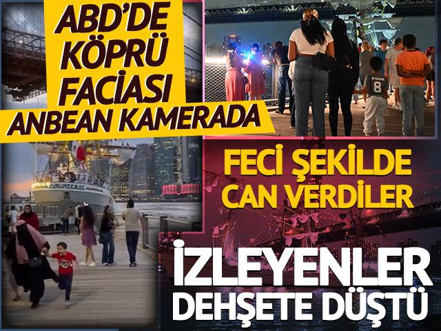 ABD'de köprü faciası anbean kamerada! Feci şekilde can verdiler