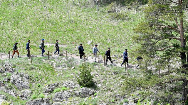 Kars'ta 19 Mayıs dolayısıyla doğa yürüyüşü ve kaya tırmanışı gerçekleştirildi