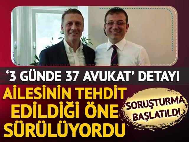 'Ailesine tehdit' iddiasına soruşturma başlatıldı