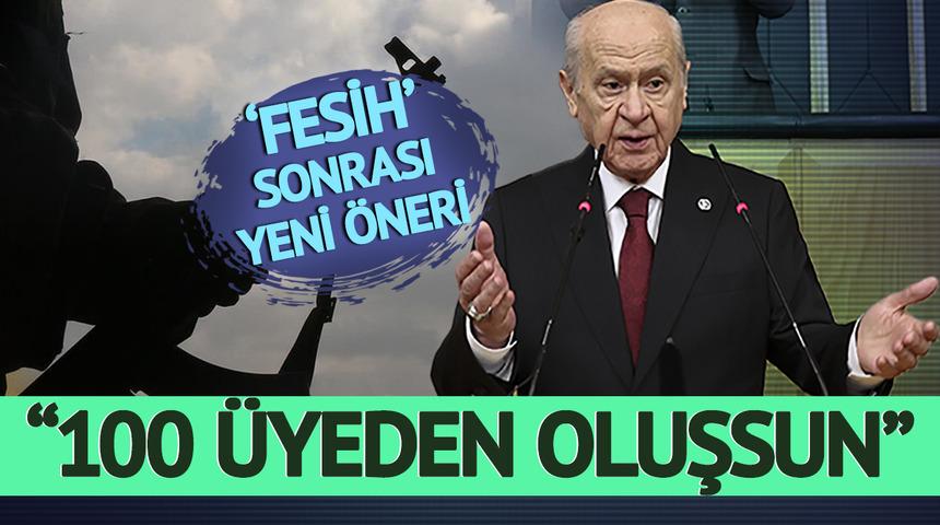 Son dakika | Bahçeli'den "terörsüz Türkiye" süreci için yeni çağrı! "100 üyeli komisyon" önerisi: "16 siyasi parti temsilcileri bulunmalı"