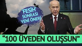 Son dakika | Bahçeli'den terörsüz Türkiye süreci için yeni çağrı! 100 üyeli komisyon önerisi: 16 siyasi parti temsilcileri bulunmalı