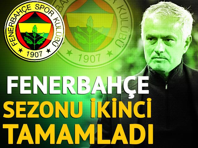 Fenerbahçe, Eyüpspor'u yense de sezonu ikinci olarak tamamladı!