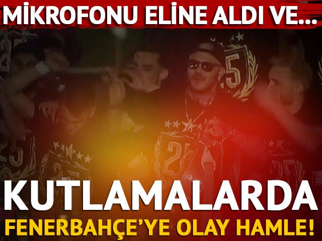 Galatasaray'ın şampiyonluk kutlamasında Icardi'den Fenerbahçe'ye olay gönderme! Sneijder'in başlattığı akımı sürdürdü