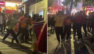  Avcılar'da taraftarlar birbirine girdi! Polis yolu açık tutmak için büyük çaba harcadı