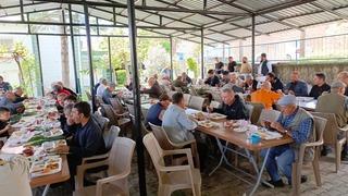 Emet'in Doğanlar köyünde hayır yemeği ve yağmur duası