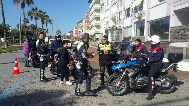 Alanya trafiğinde kural ihlaline af yok