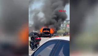 Lüks araç cayır cayır yandı! Değeri tam 20 milyon...