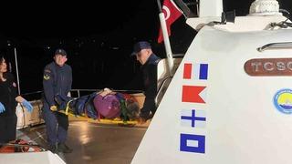 Çanakkale’de rahatsızlanan iki hastanın tıbbi tahliyesi Sahil Güvenlik ekiplerince gerçekleştirildi