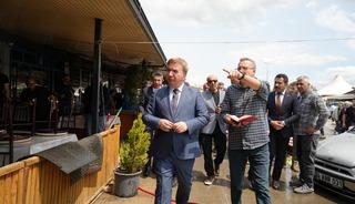 Buğday Meydanı’nda hasar tespit çalışmaları yapıldı