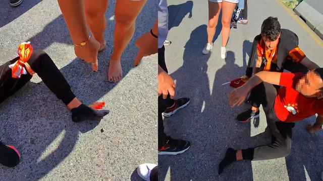 Kadıköy'de istenmeyen görüntüler! Galatasaray taraftarına silahla saldırdılar: Kulüpten ilk açıklama