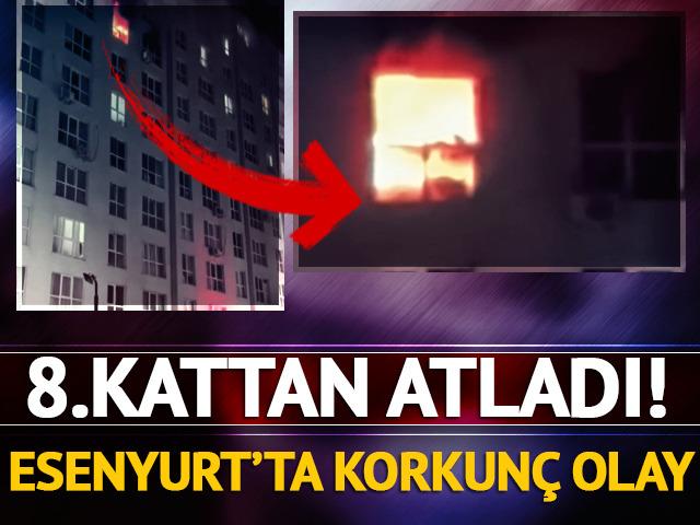 Yaşamak için 8. kattan aşağı atladı!