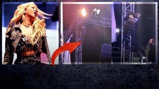 Ece Seçkin konseri yarıda kesti! Sahne iskelesine tırmanan seyirci yürekleri ağza getirdi