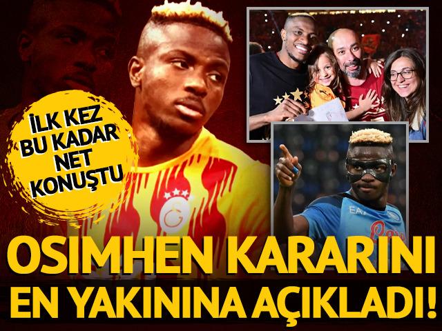 İlk kez bu kadar net konuştu! Osimhen kararını en yakınına açıkladı
