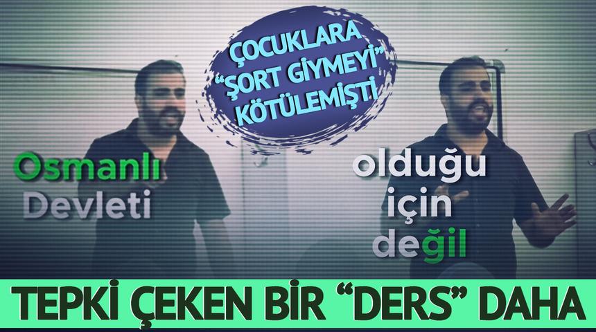 "Fenomen" öğretmenden tepki çeken bir ders daha! Çocuklara şort giymeyi kötülemişti; Kurtuluş Savaşı'nı Atatürk'süz anlatmış