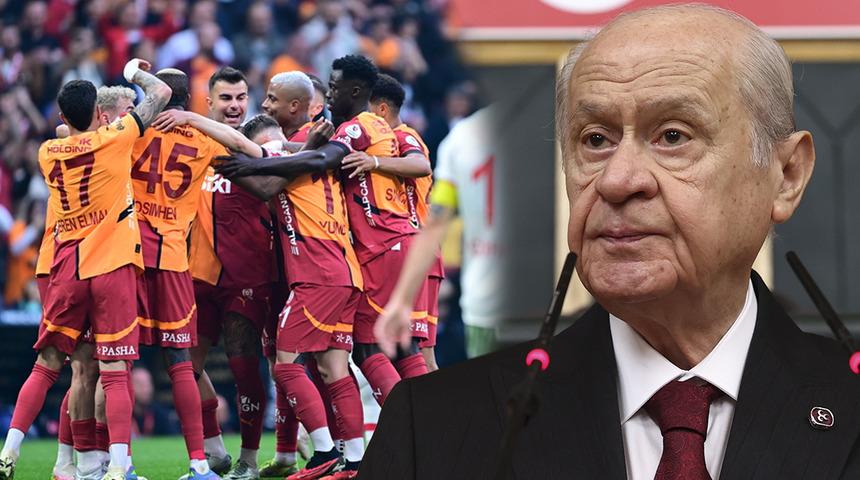 Bahçeli'den Galatasaray'a tebrik mesajı! Şampiyonlar Ligi için başarılar diledi