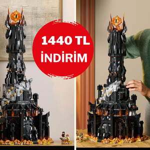 LEGO Icons Yüzüklerin Efendisi Barad-dûr Yaratıcı Yapım Seti indirime girdi