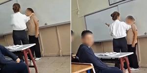 Yer: İstanbul! Öğretmeni böyle görüntülediler, hem dövdü hem hakaret etti: "Pisliksin"