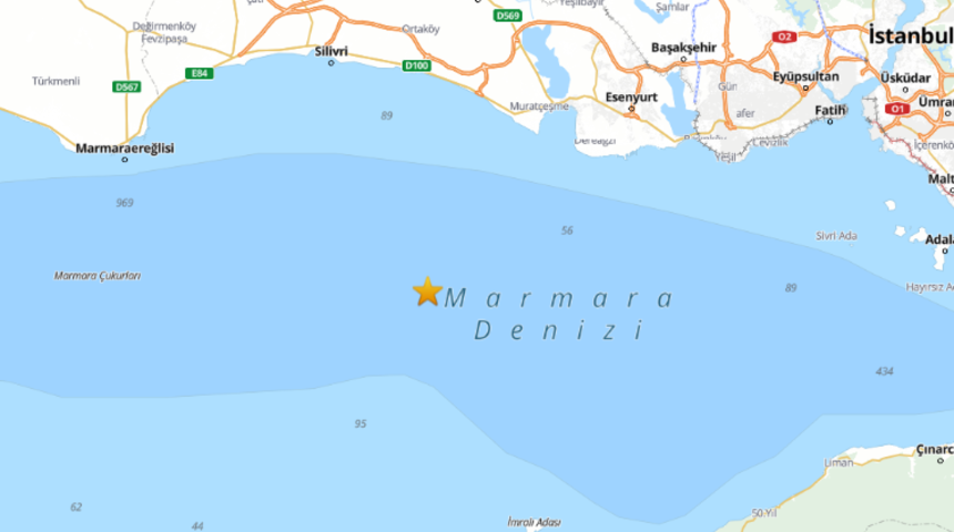 SON DAKİKA | İstanbul'da Büyükçekmece açıklarında 4.0 büyüklüğünde deprem! Vali Gül ve Naci Görür'den açıklama